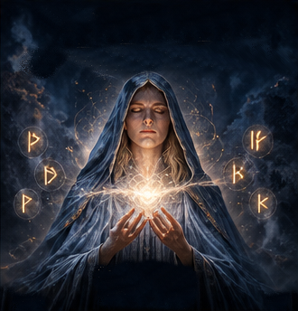 SeeRunes artwork featuring runes and divination.